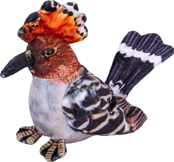 Upupa crestuta di peluche 16 cm