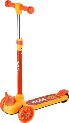 Monopattino triciclo per bambini con ruote LED NILS Fun Deer