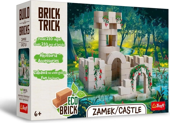 Trefl Brick Trick set di costruzione castello, 210 pezzi