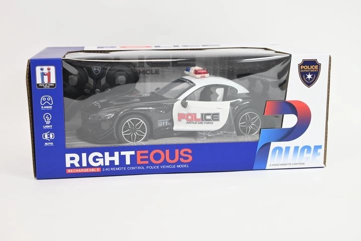 Auto della polizia RC con ricarica