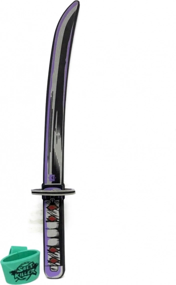 Spada in schiuma viola Demone – accessorio di carnevale per bambini