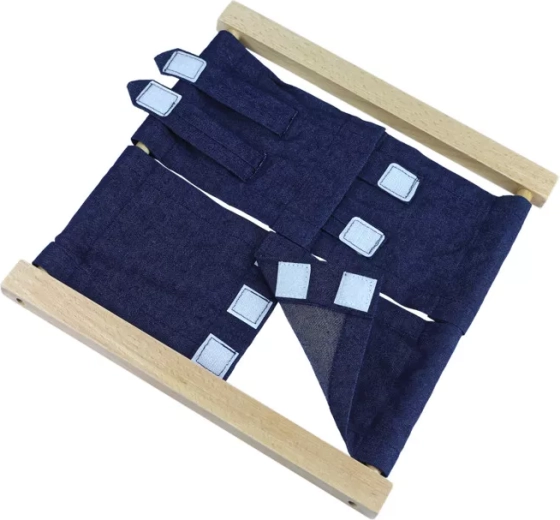 Moyo Montessori telaio di allacciatura - velcro