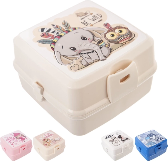 Orion Hobby contenitore portamerenda con divisori 15 × 15 × 9 cm (mix colori)