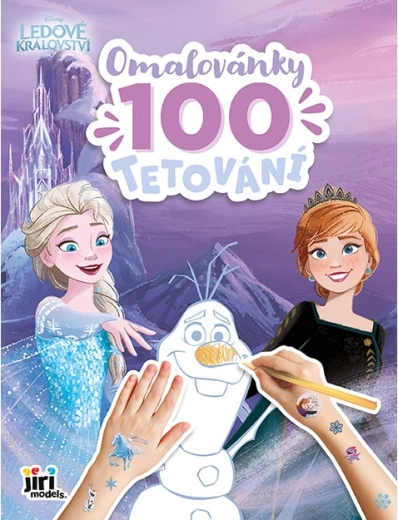 Album da colorare e 100 tatuaggi Frozen – Il regno di ghiaccio