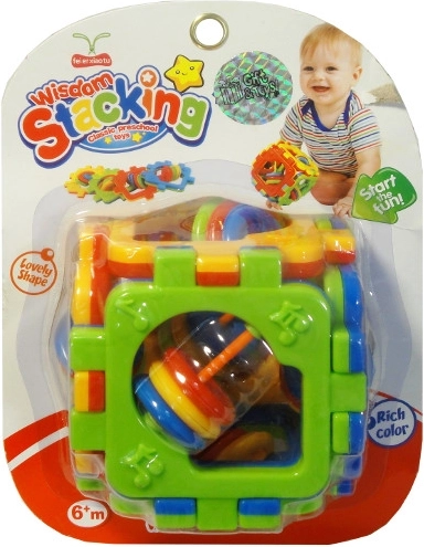 Cubo educativo colorato per neonati