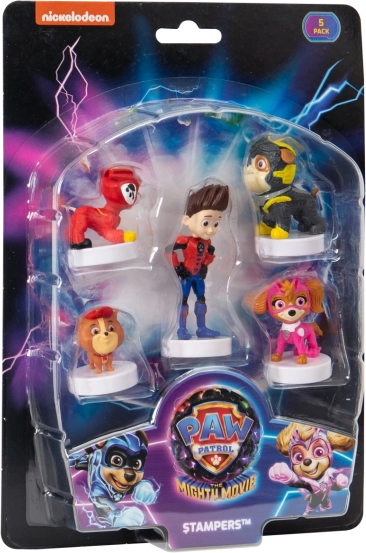 PAW Patrol – timbri con figurine, set da 5 pezzi