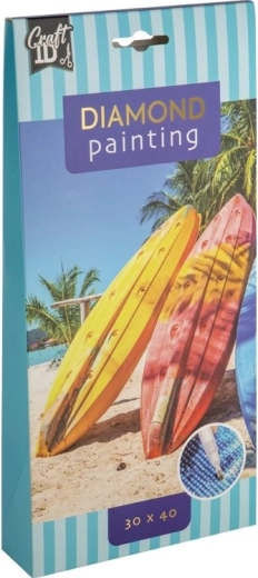 Craft ID pittura con diamanti Spiaggia 30 × 40 cm