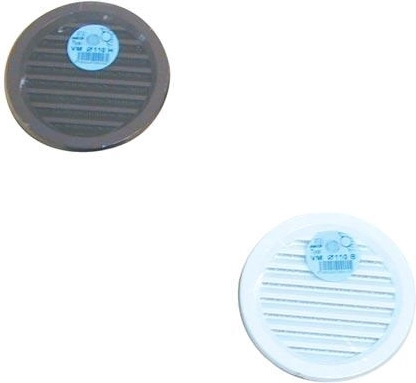 Griglia di ventilazione con rete, diametro 110 mm, marrone