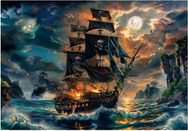 Clementoni puzzle Pirati dei mari maledetti