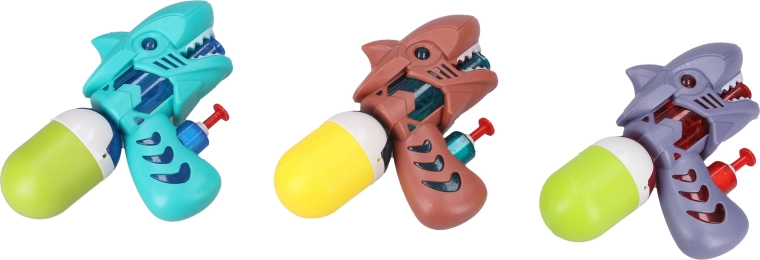 Pistola ad acqua a forma di squalo 15 cm - 1 pezzo