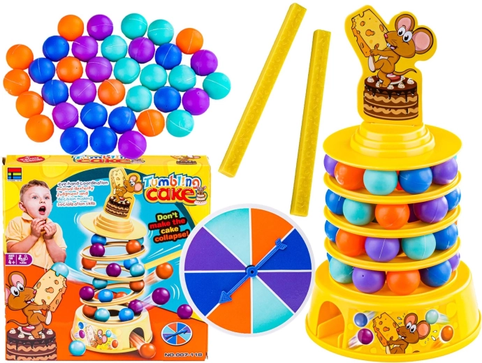 Gioco di abilità "torta traballante" – topolino sulla torta