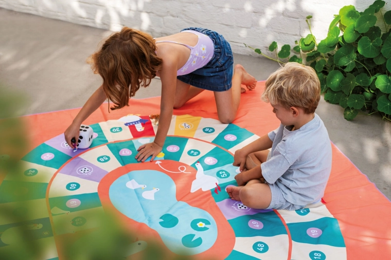Quut asciugamano da bambino e gioco 2 in 1 Oca XL 180 × 180 cm