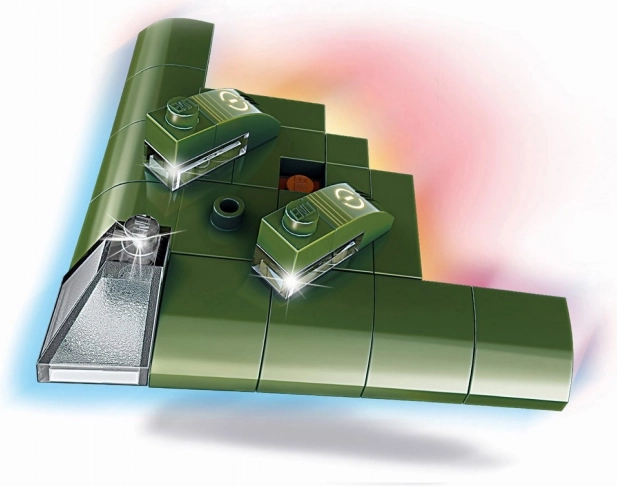 Qman bombardiere anfibio Electric Ray – mini-set da 38 pezzi