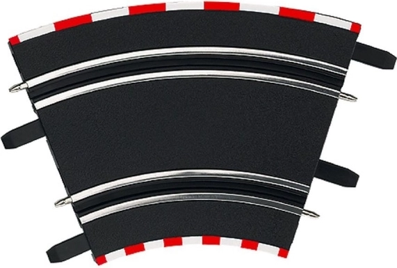 Curve sopraelevate 1/45 per piste Carrera GO!!!, GO!!! Plus e Digital 143 (4 pz)