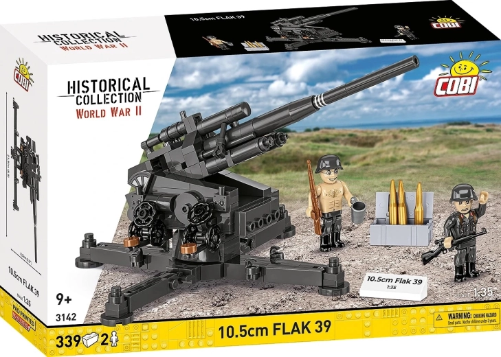 Set di costruzione 10,5 cm Flak 39 – cannone antiaereo pesante (339 pezzi)