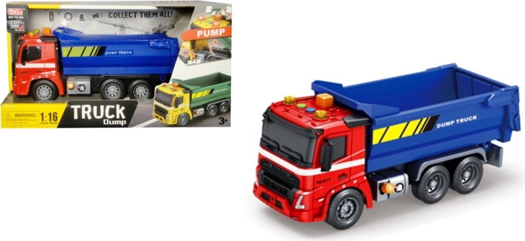 Camion ribaltabile da cantiere con luce e suono 1:16 - 1 pezzo