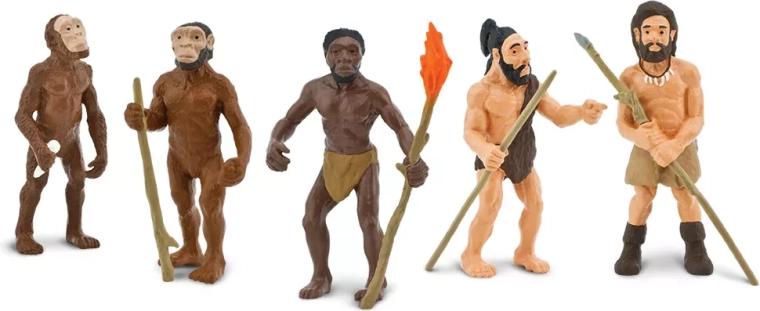 Safari Ltd. evoluzione dell’uomo – set di 5 figurine dipinte a mano
