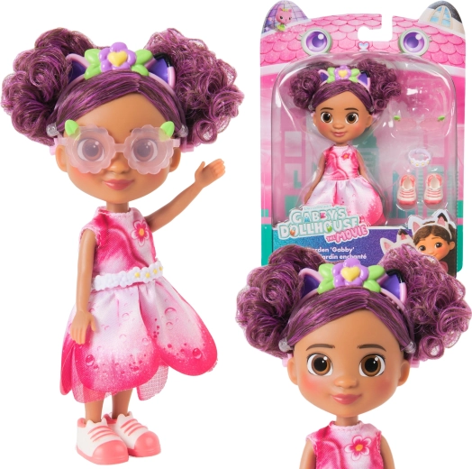 La Casa delle Bambole di Gabby Movie – set da giardino con bambola e accessori