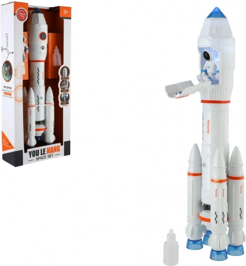 razzo giocattolo con vapore, luci e suoni 36 cm