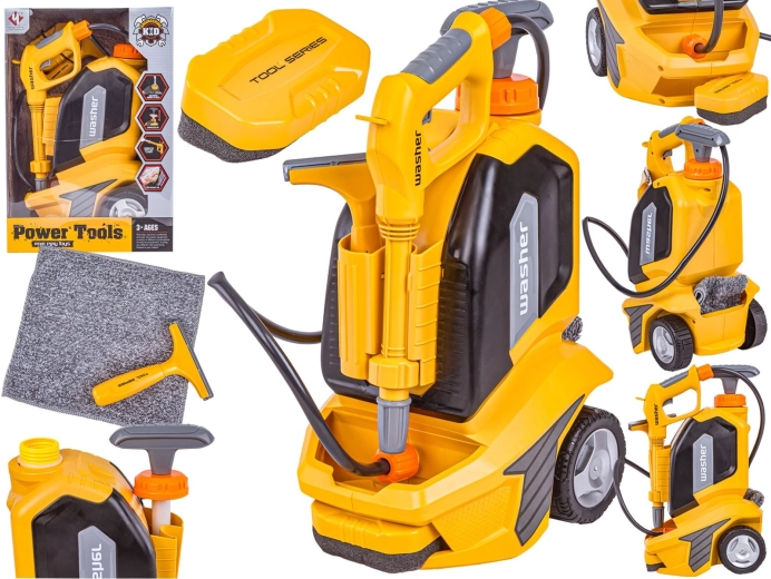 Idropulitrice giocattolo per bambini stile Kärcher con accessori