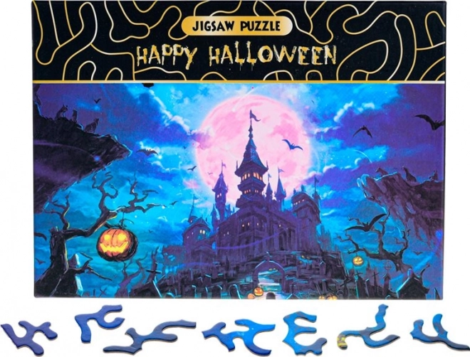 Puzzle Happy Halloween – castello infestato 468 pezzi