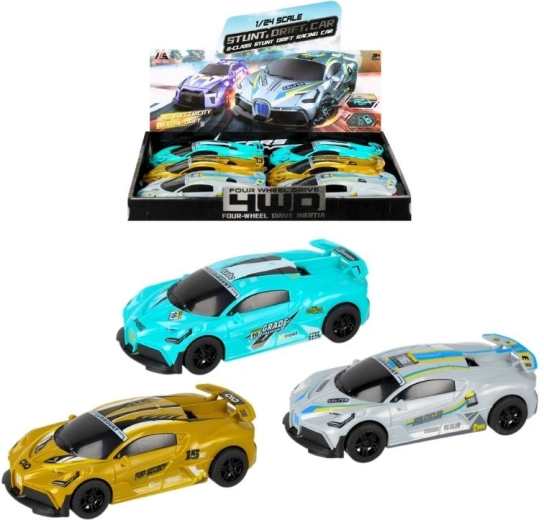 Macchinina da drift da corsa a frizione (a inerzia) – 3 colori