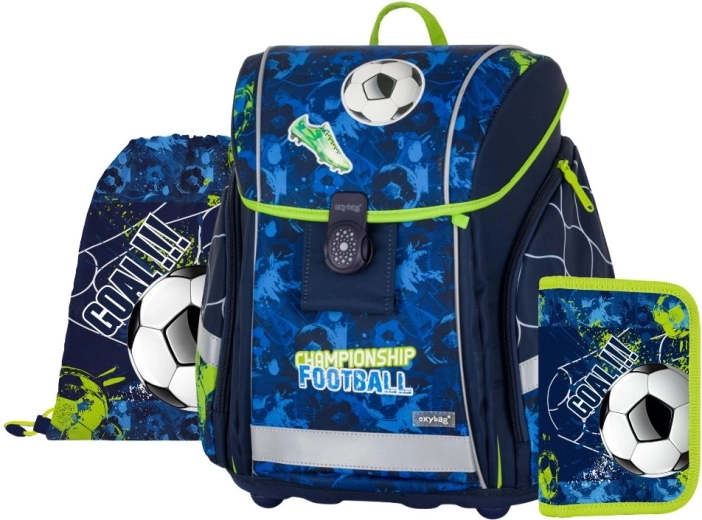 Set scolastico 3 pz Premium Light calcio OXYBAG