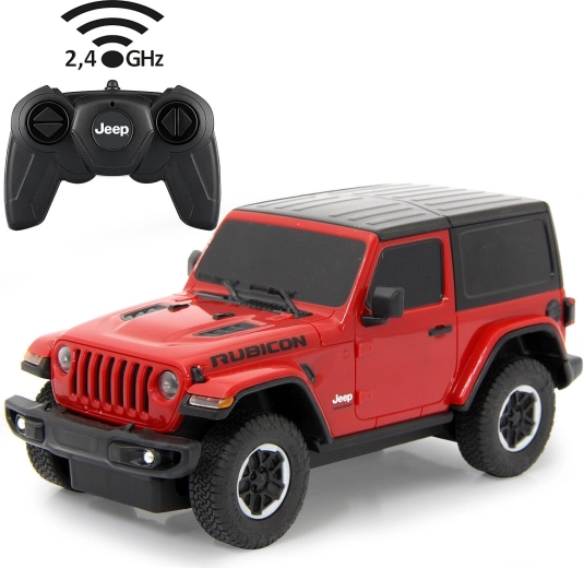 Jamara Jeep Wrangler JL auto RC 1:24 rosso 2,4 GHz