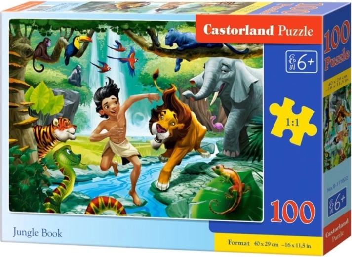 Puzzle 100 pezzi Jungle Book Castorland