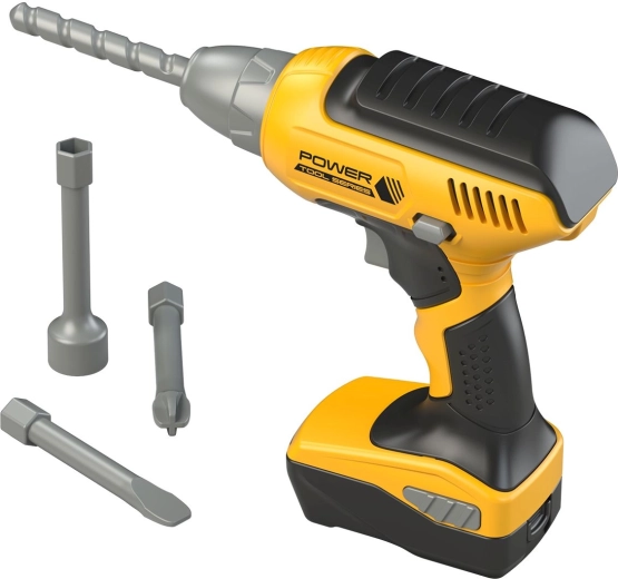 Trapano giocattolo Power Tools con effetti luminosi