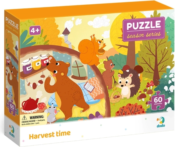 Puzzle DODO Stagioni: tempo di raccolto 60 pezzi