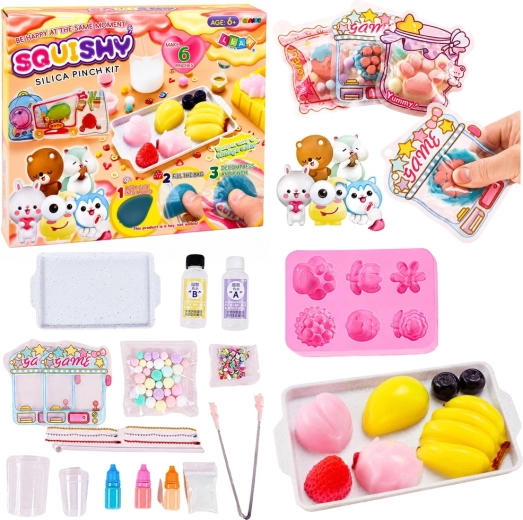 Kit creativo DIY per realizzare squishy a forma di frutta