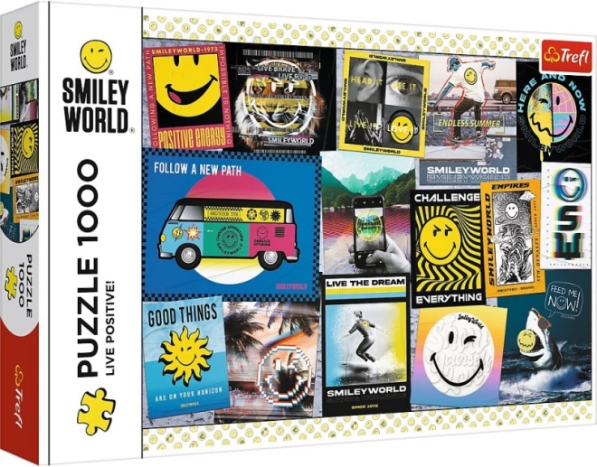 Puzzle 1000 pezzi Smiley – Vivi positivamente
