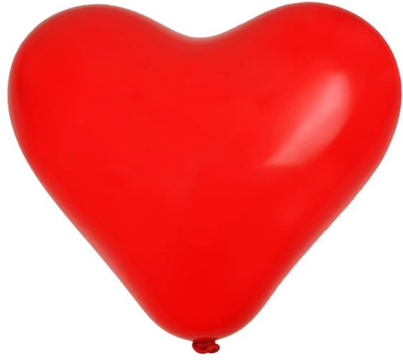 Palloncini a cuore 23 cm, 20 pz, mix di colori