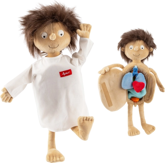 Sigikid piccolo paziente Erwin bambola educativa in peluche 44 cm