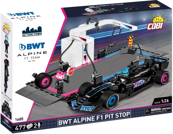 Cobi BWT Alpine F1 pit stop set di costruzioni 1:26