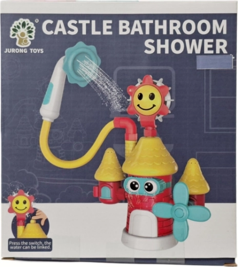 Giocattolo da bagno per bambini piccoli con soffione – castello