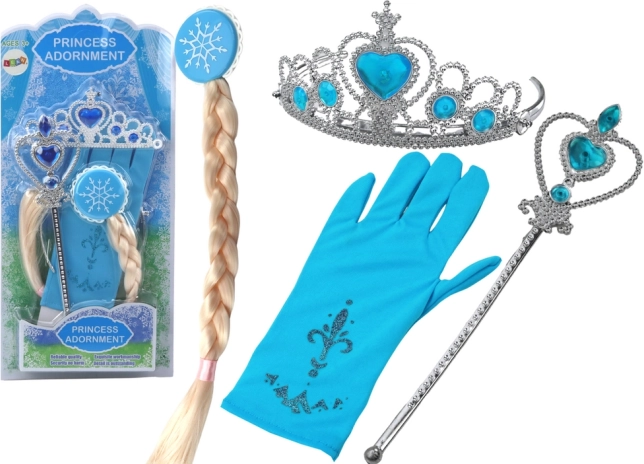 Set di accessori per piccola principessa Regina delle nevi