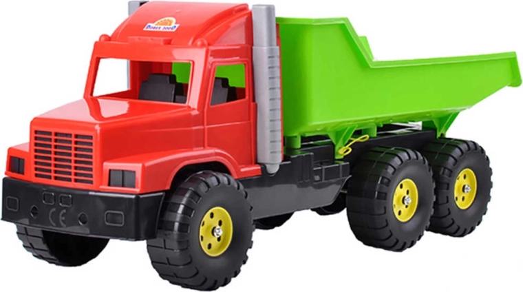 Camion ribaltabile in plastica Tatra 77 cm rosso-verde - 1 pezzo