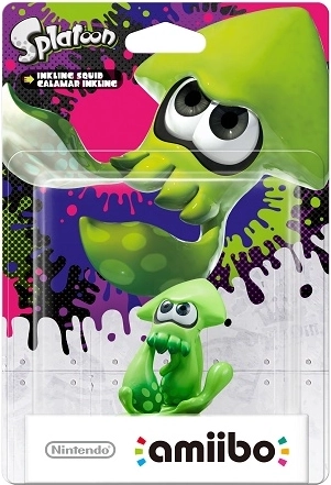 Amiibo figurina Splatoon Squid (Inkling Squid) – verde