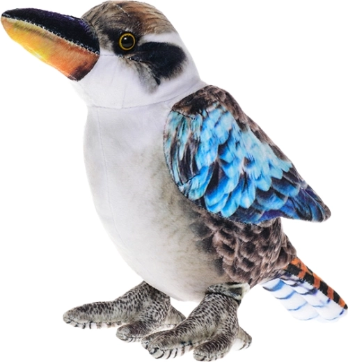 Martin pescatore gigante di peluche 23 cm