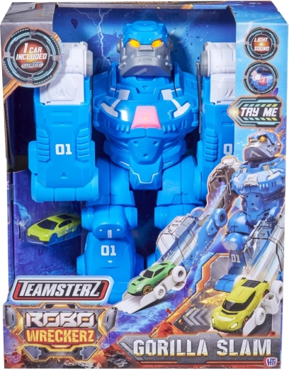 Teamsterz robo gorilla con macchinina