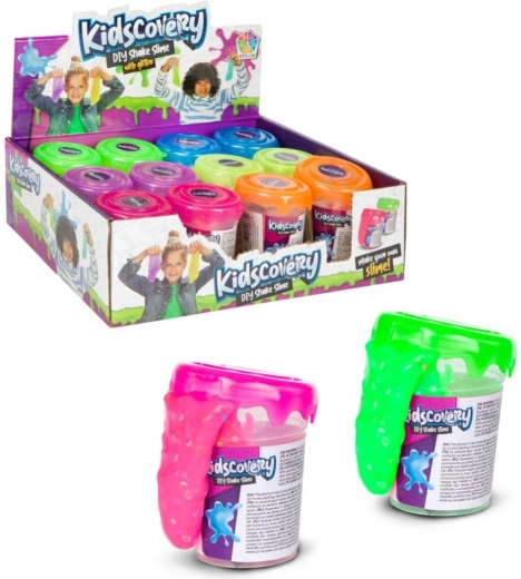 Kidscovery kit per slime – 6 colori (12 pz per box)