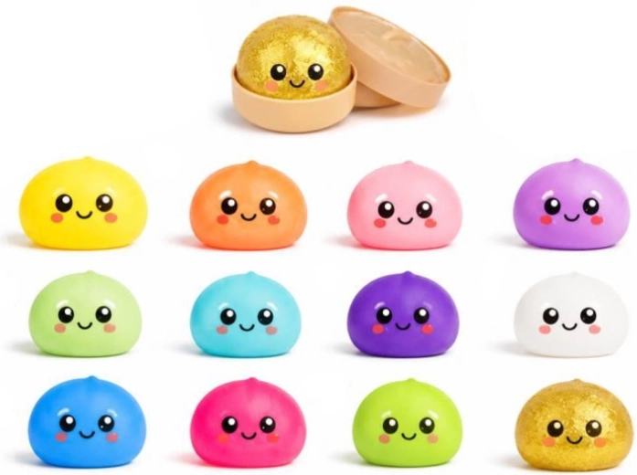 Kawaii squishy knedlíček in cestello per cottura a vapore (gioco antistress da schiacciare) - 1 pezzo