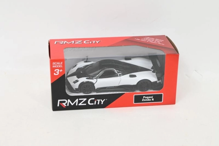 Modellino in metallo RMZ Pagani Zonda R bianco 1:39 con pull-back