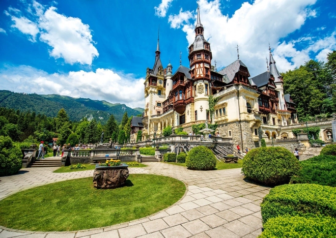Puzzle Castello Reale di Sinaia Romania 1000 pezzi