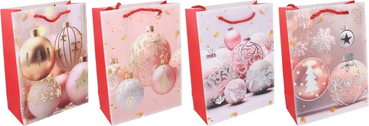 Busta regalo natalizia M 26 × 32 × 10 cm