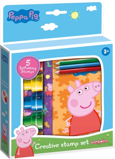 Set di timbri Peppa Pig con accessori per bambini