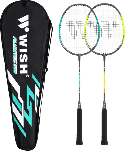 Set da badminton Wish Alumtec per principianti con custodia