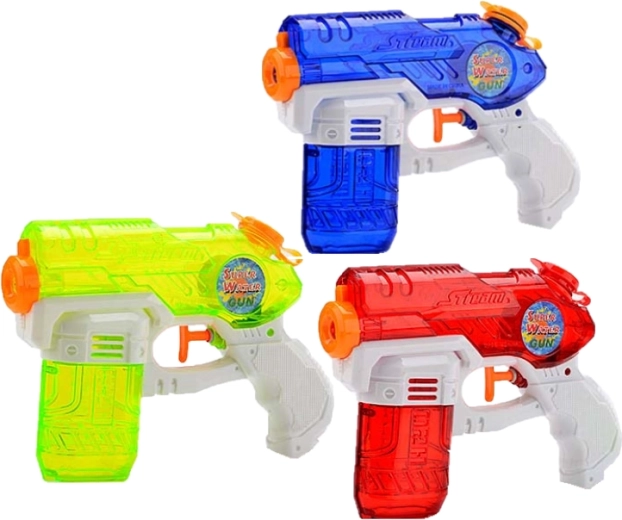 Pistola ad acqua 18 cm assortita (3 colori) - 1 pezzo